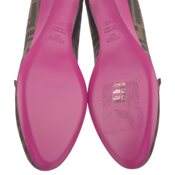 FENDI FF Logo Wedges - Picture 13 of 16